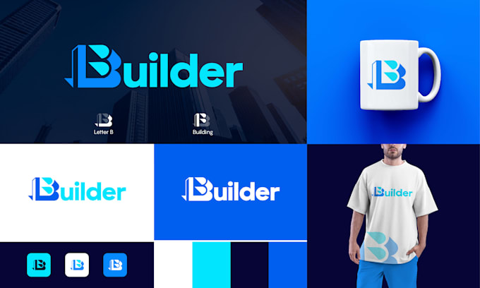 create company logo design and complete brand identity with a full branding kit