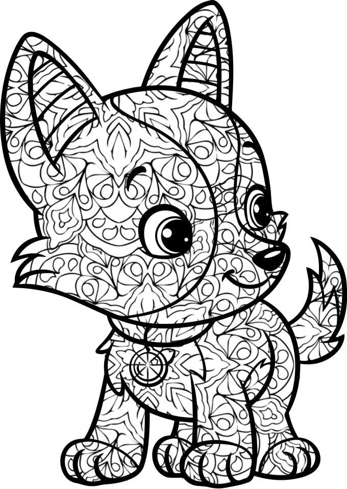 603 Simple Coloring Pages To Color Online for Adult