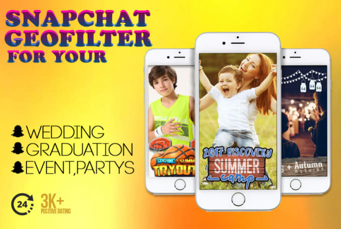 design a custom snapchat geofilter in 24 hours