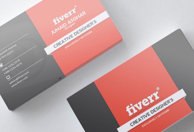 create a unique 2 sided business card