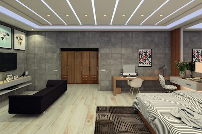 interior design for office work place for owners, retail agents