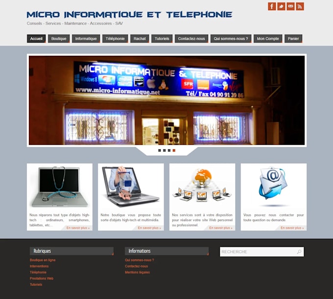 build a website for your company or association