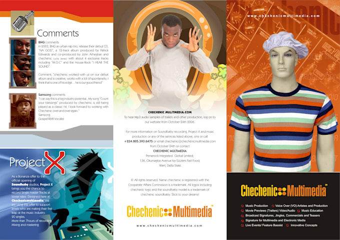 design an eye catching brochure
