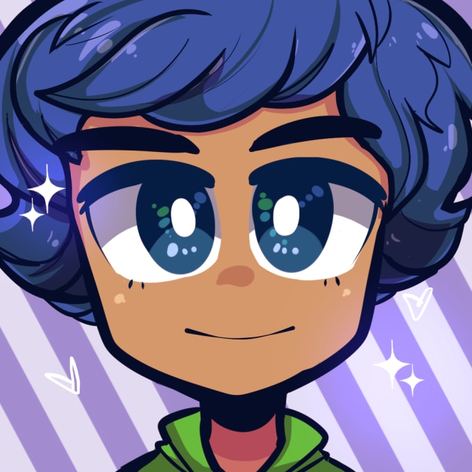 Draw cartoon icons of you or a character of your choice by Doodlenv Draw cartoon icons of you or a character of your choice by Doodlenv