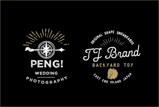 design hand drawn vintage logo for you