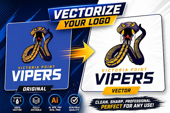 manually vectorize logo and convert image to vector