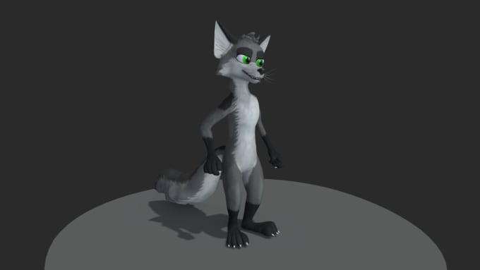 Create A Furry Or Animal Character 3d Model By Ttelefon