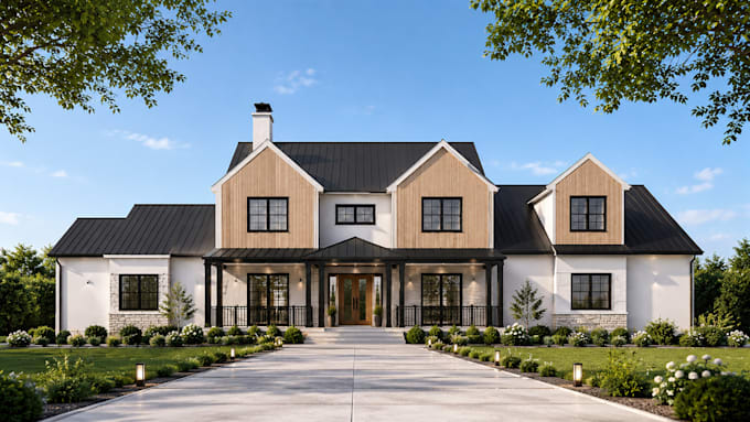 do architectural 3d modeling, rendering in revit or sketchup