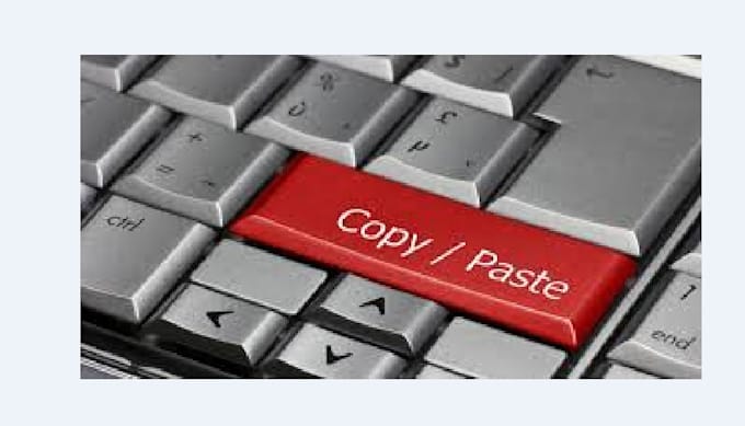 do Data Entry, Copy And Paste, Research And Conversion
