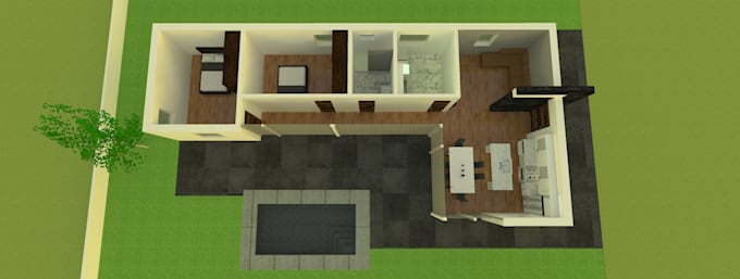 create a 3d floor plan