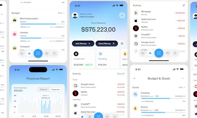 do mobile app ui design professional and creative