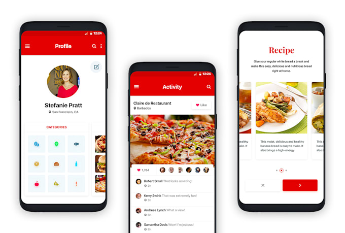 do android material app ui design