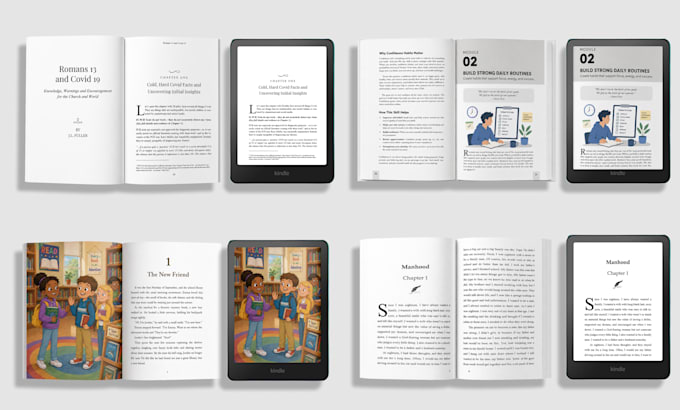 do book formatting, paperback, amazon KDP, kindle ebook, interior layout design