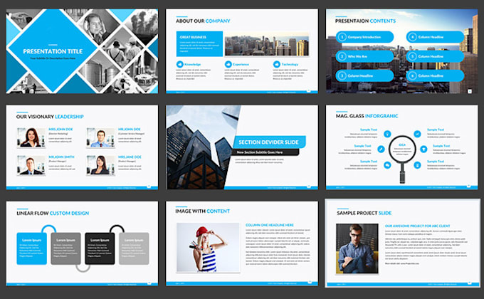 create presentation design for you