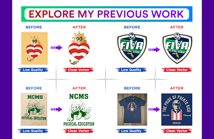 do professional vector tracing