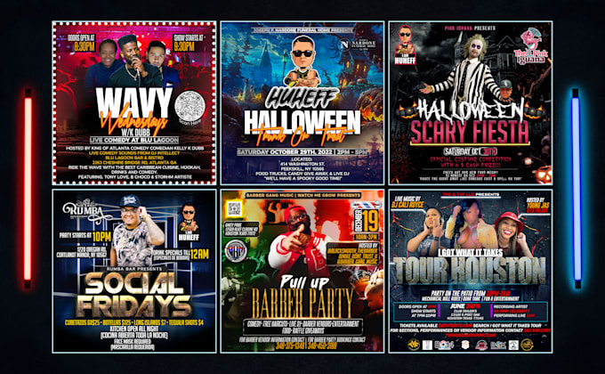 design party flyer, club flyer, event flyer or motion flyer