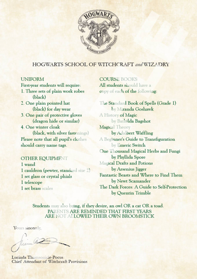 A Beginner S Guide To Transfiguration By Emeric Switch Pdf Make You A Custom Harry Potter Hogwarts Acceptance Letter By