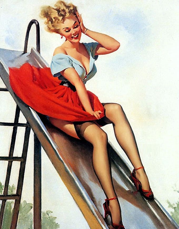 make Attractive Pinup Girl Artwork