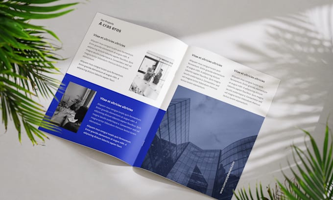 design a tailored brochure in figma or ai