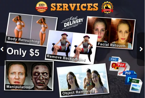 do any photoshop work