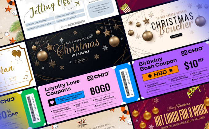 design unique gift voucher