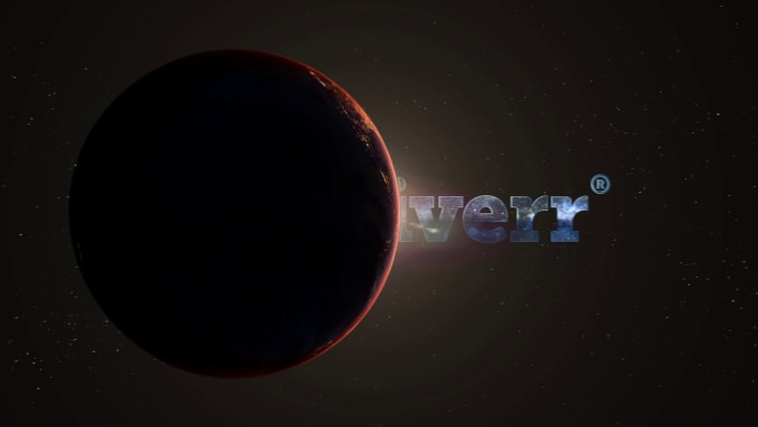 make amazing space logo intro in full hd