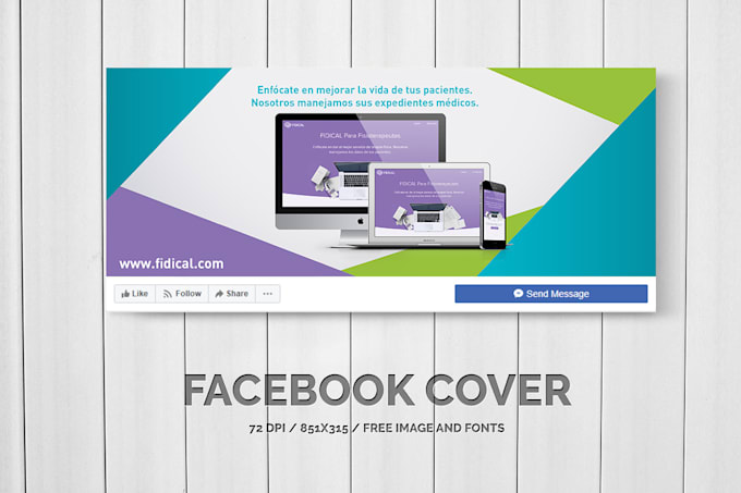 design facebook profile and cover picture