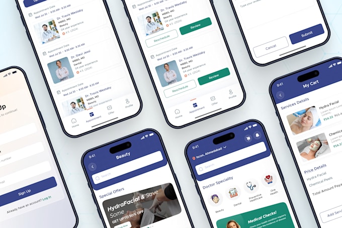 do doctor appointment app or booking app, telemedicine app
