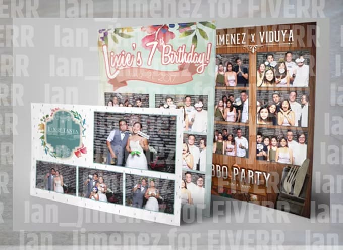 Design a photo booth template with free psd in 24 hours by Ian_jimenez ...