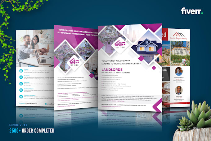 design stunning real estate flyer
