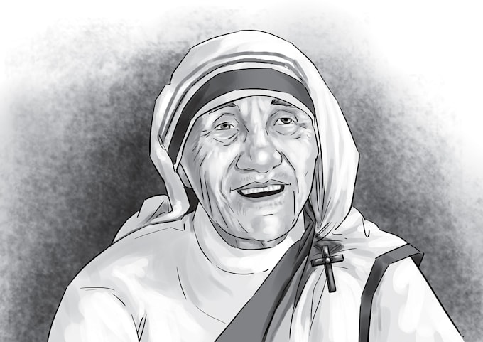 create black and white illustrations