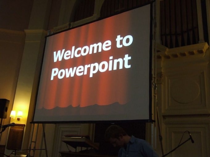 work in powerpoint to make your slides