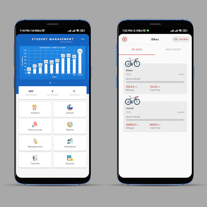 develop a professional native android app in kotlin or java