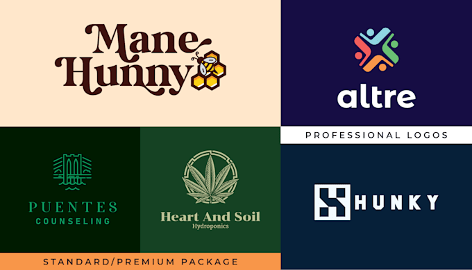 design a creative logo and brand identity
