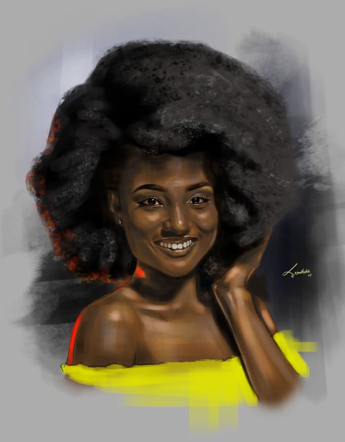 do colorful digital painting
