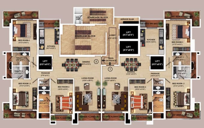free 2d drafting software for home floor plan