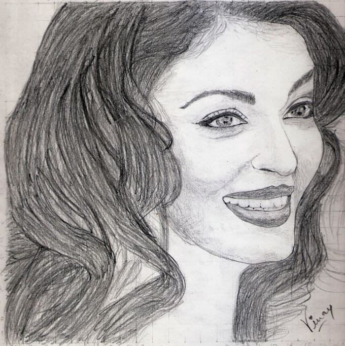 Draw a beautiful and realistic pencil sketch of your photo by Feroz