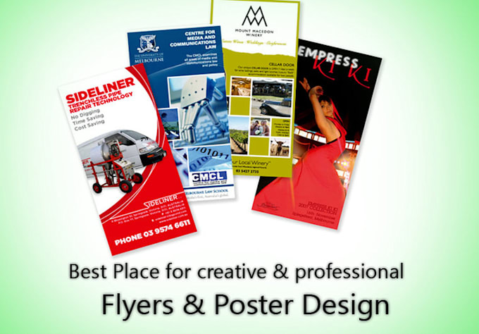 design your any types of poster or flyer needs