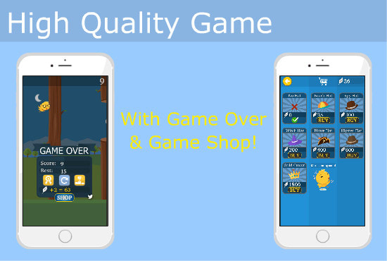 make a flappy bird game for google play with your admob ads