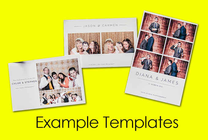 design your photo booth template with creativity