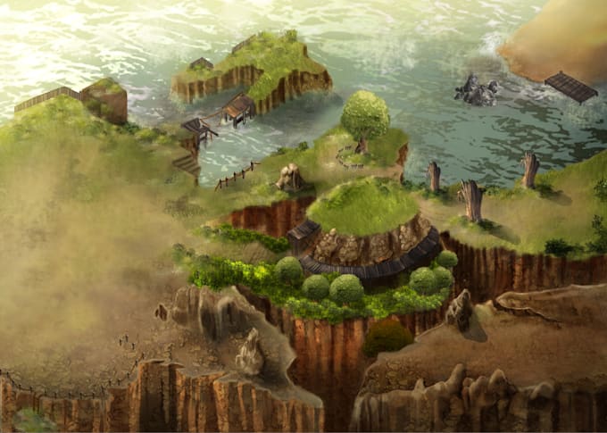draw background for website,application phone, game