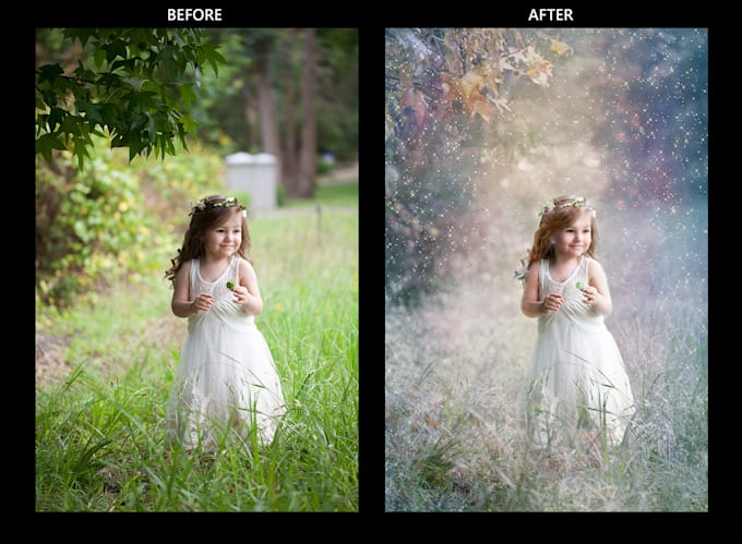 do retouching,enchanting your photos