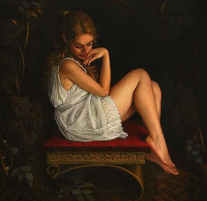 Turn Into Beautiful Realistic Oil Painting By Chris Tinechr