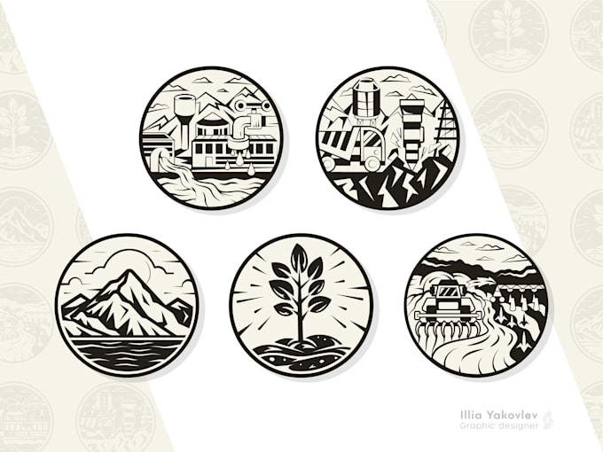 create custom illustrated icons and iconography for brands