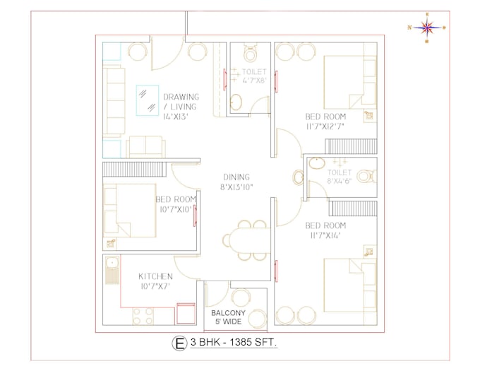design 2d plans for you