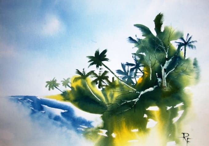 Paint Three Of Your Photos Into Beautiful Watercolor Portraits Or