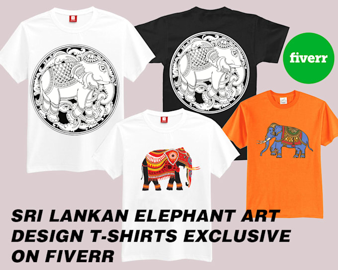 Design awesome sri lankan traditional tshirts by Suhalankacrafts Fiverr