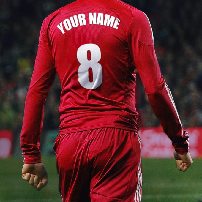 put your name on the back of a jersey