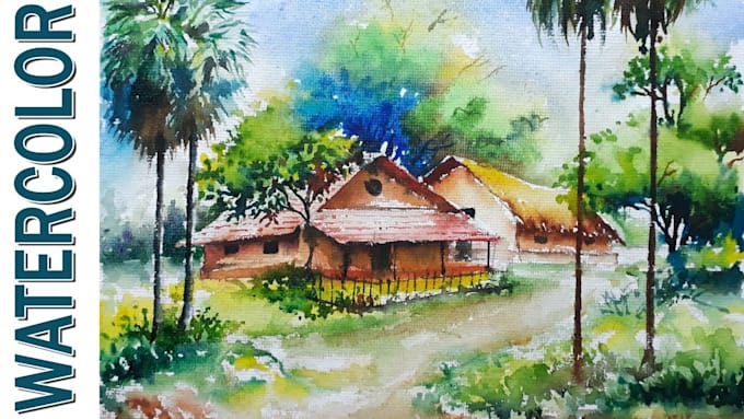 Paint A Cute Realistic Watercolor Painting By Nathanm