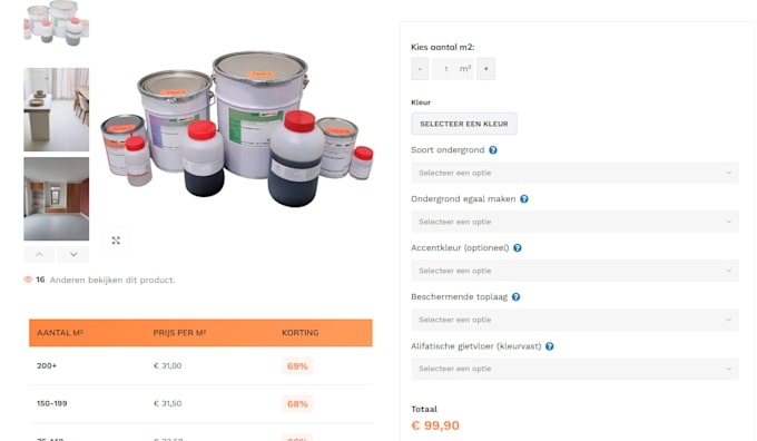 do advanced woocommerce development, price calcualtors